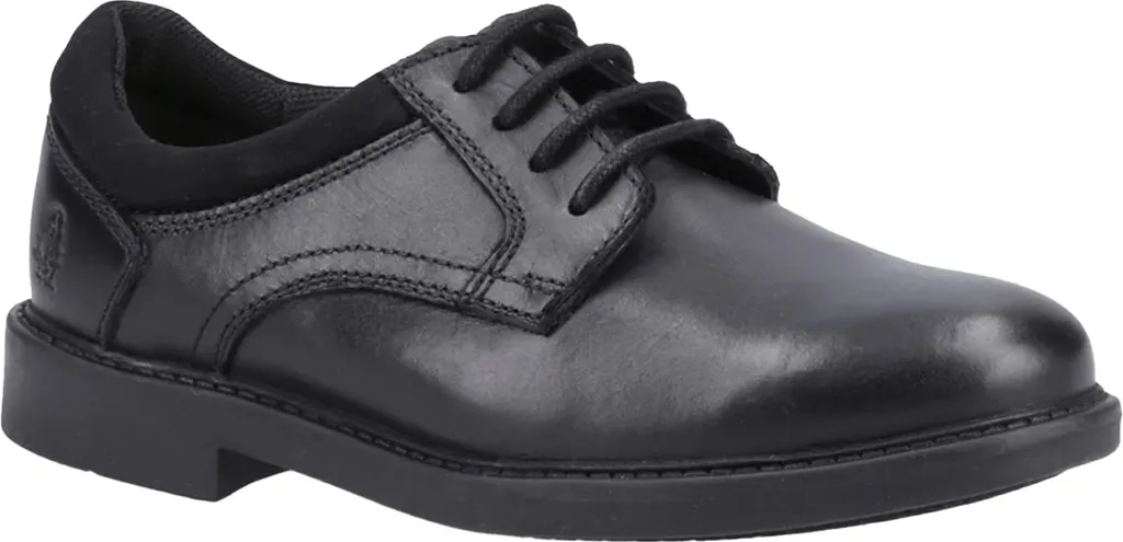 Chaussures pour Uniforme Scolaire Hush Puppies Tommy Noir en Cuir 25,5 EU
