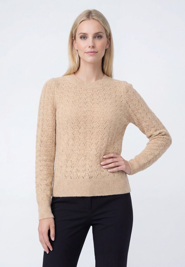CHANCERY damen pullover - beige, XS/S