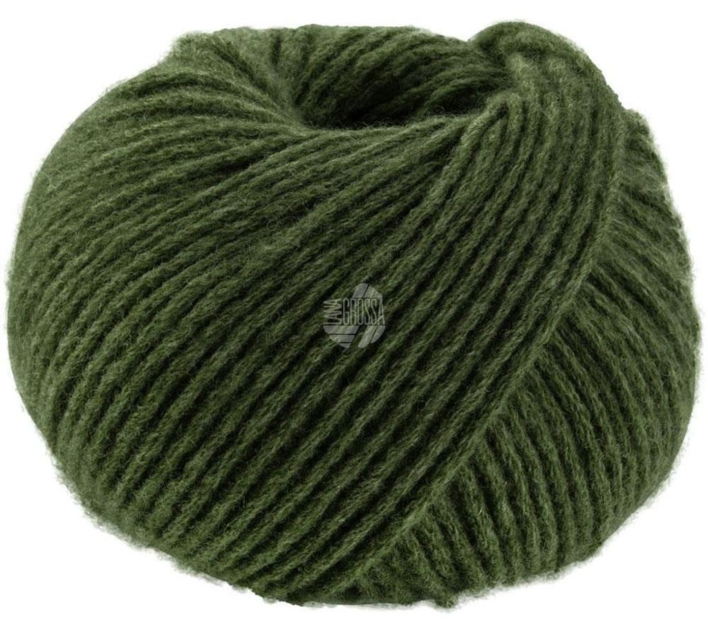 Lana Grossa - Cashmere Kiss 0128 moosgrün Produktbild 
