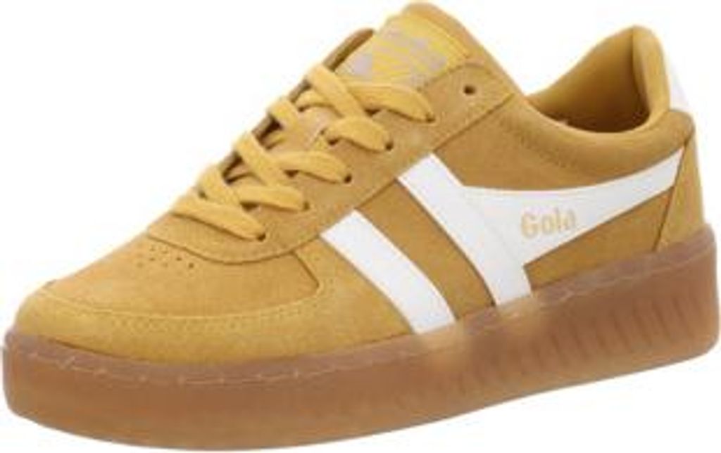 Gola Damen Sneaker gelb mit bequemer Passform und flexibler Sohle