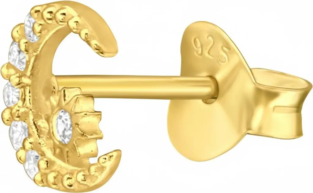Orecchini Perno Argento 925 e Zirconi | Must-Have Accessory