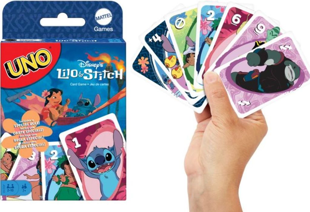 Gioco di carte UNO Lilo & Stitch JCC10 /8 Immagine del prodotto 
