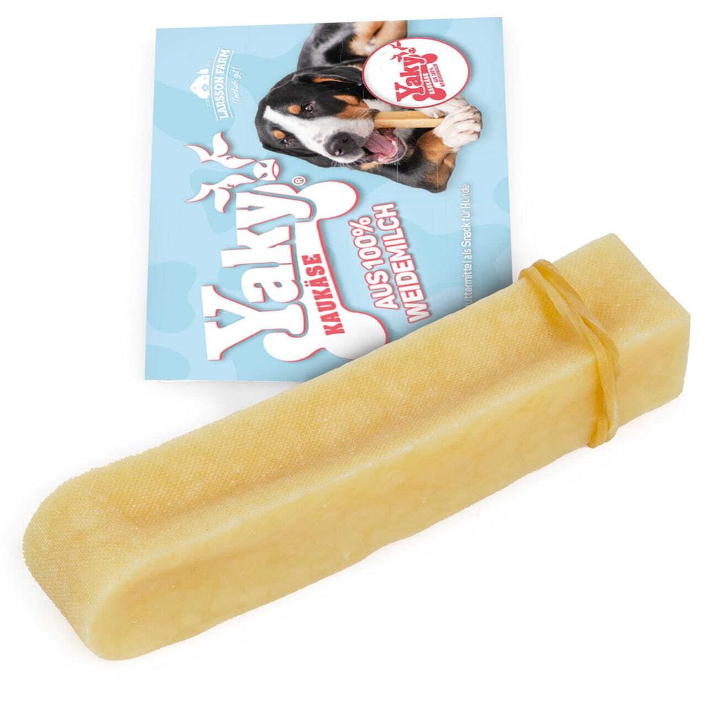 Yaky Chew Käse Snack für Hunde - fettarm, getreidefrei, Größe M 50-80 gYaky Chew Käse Hundesnack - fettarm, glutenfrei, Größe M 50-80 g