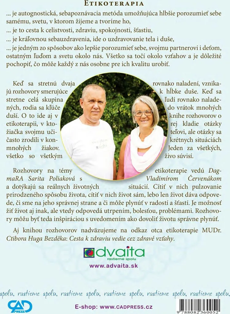 Livre Etikoterapia par Vladimír Červenák et DagmaRA Poliaková - Édition Brochée