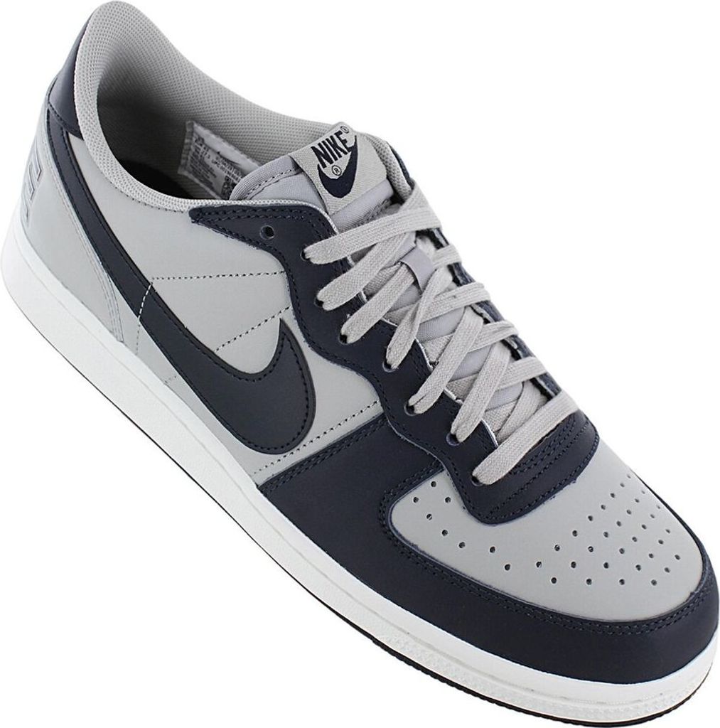 Nike Terminator Low - Georgetown - Herren Sneakers Schuhe Leder Grau-Blau FN6830-001 , EU 40.5 US 7.5