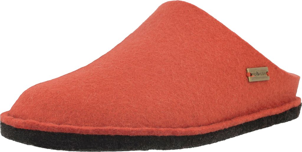 Haflinger Damen Pantoffel Hausschuh Filz Flair Soft 311010, Größe:39 EU, Farbe:Orange