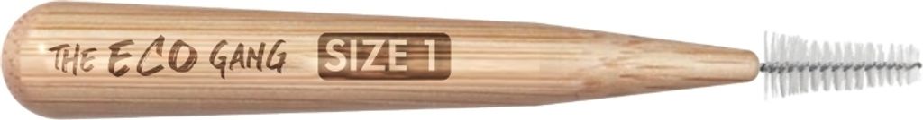 Die Eco -Gang Interdentale Pinsel - Bambus - Größe 1 - 0,4 mm