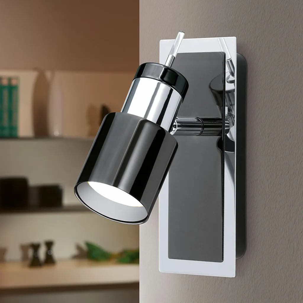 Spot LED EGLO Davida 1 Noir : Solution d'Éclairage Précis et Économe - 2