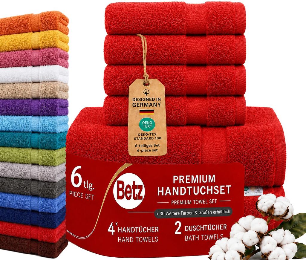 Betz 6er Handtuch Set Premium – 4 Handtücher 50x100 cm – 2 Produktbild 