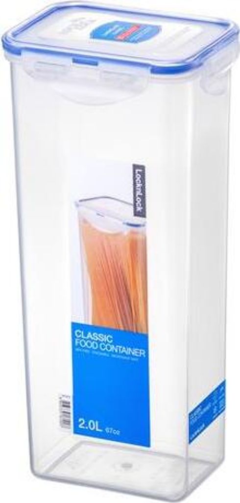 A clear, well-lit product shot of a Lock & Lock food container.
