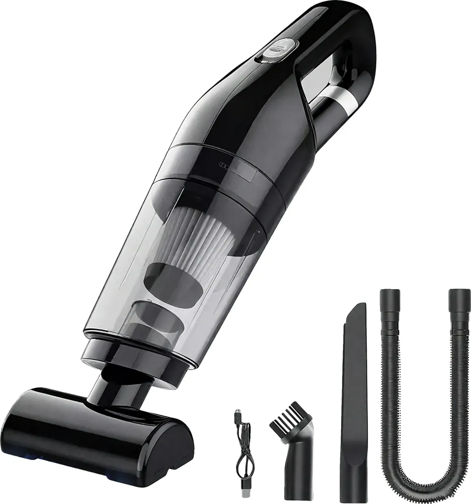 Aspirateur portable puissant 120W - Succion 10000Pa et grand bac 0.5L