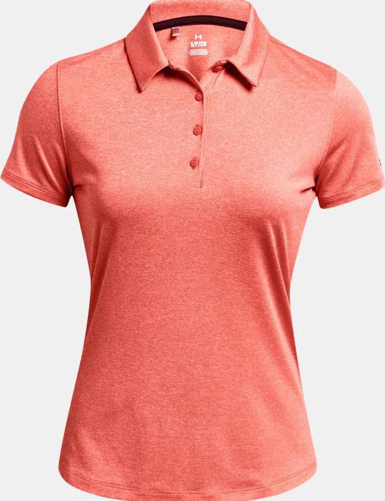 Under Armour Ua Playoff Ss Polo - red solstice, Größe:S