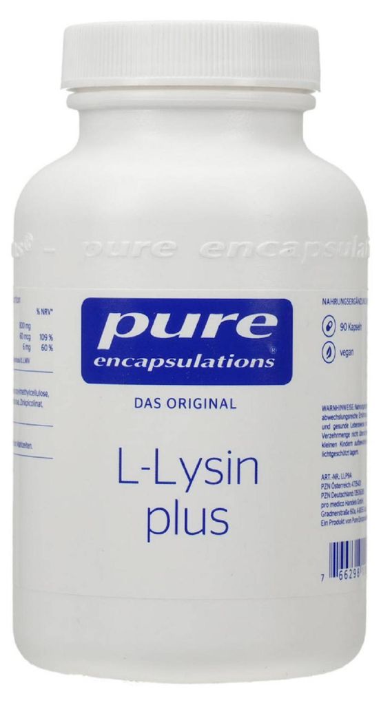 Pure Encapsulations L-Lysine plus gélules 90 pc Image du produit 