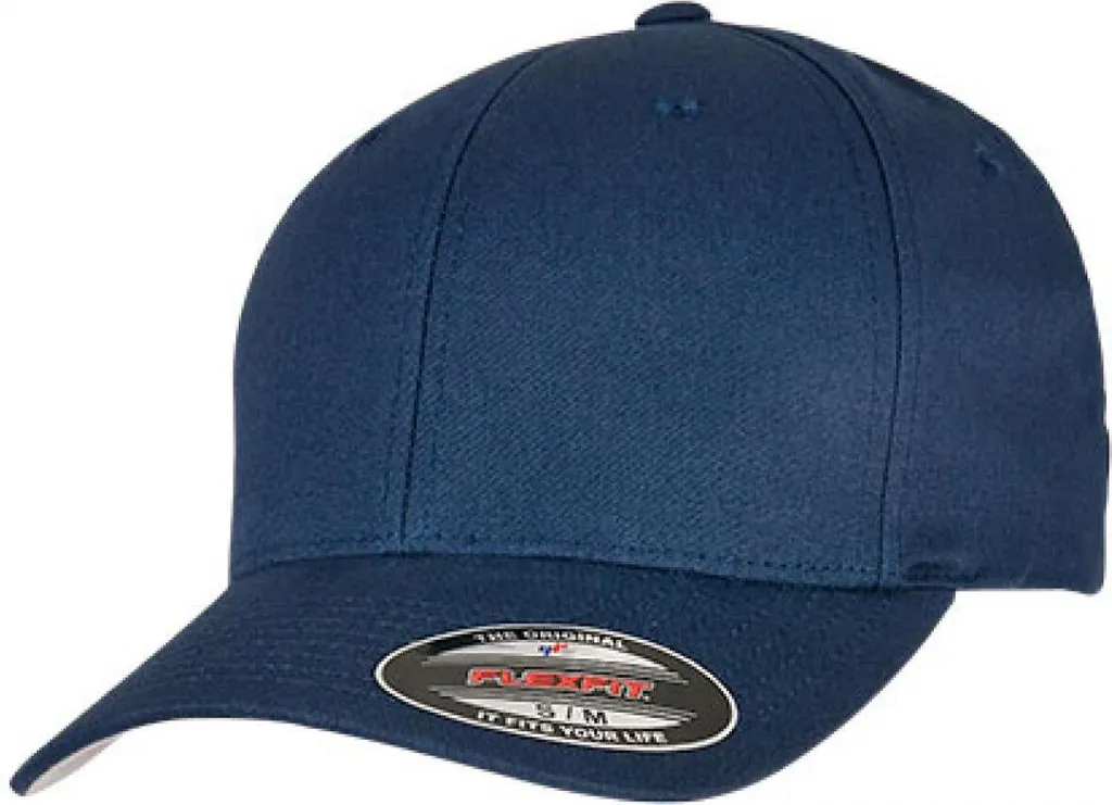 FLEXFIT 5001 | V-FLEXFIT® Cotone Twill Cap S/M & L/XL - Colore: Navy - Taglia: S/M