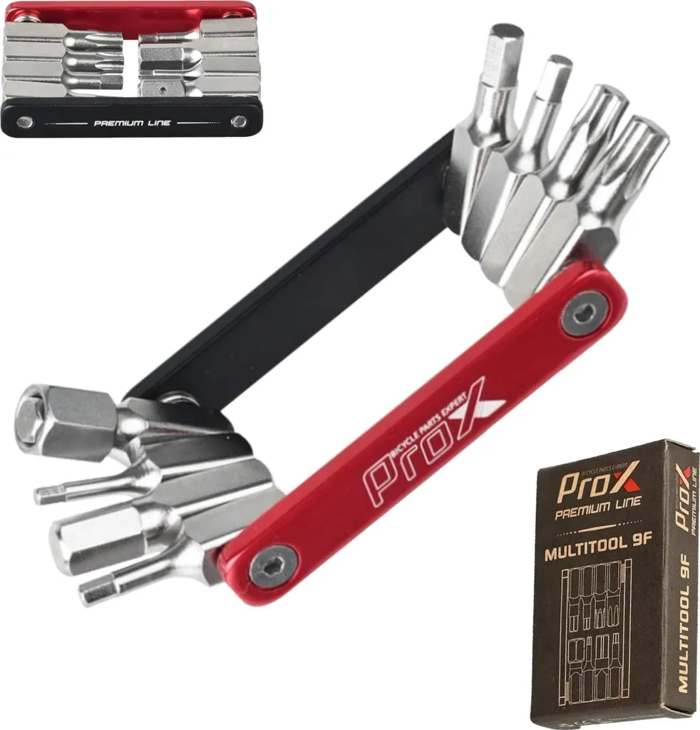 Outil multifonction 9 en 1 ProX Premium Line 9F pour vélo et camping