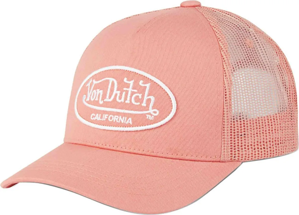 Casquette Von Dutch VD-1-CB-LOF-B21 Rose Ajustable en Taille Unique