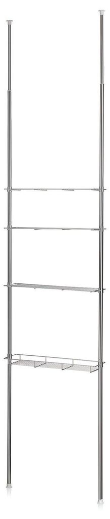 CARO-Möbel Teleskop Badregal DUNJA Standregal Allzweckregal Produktbild 
