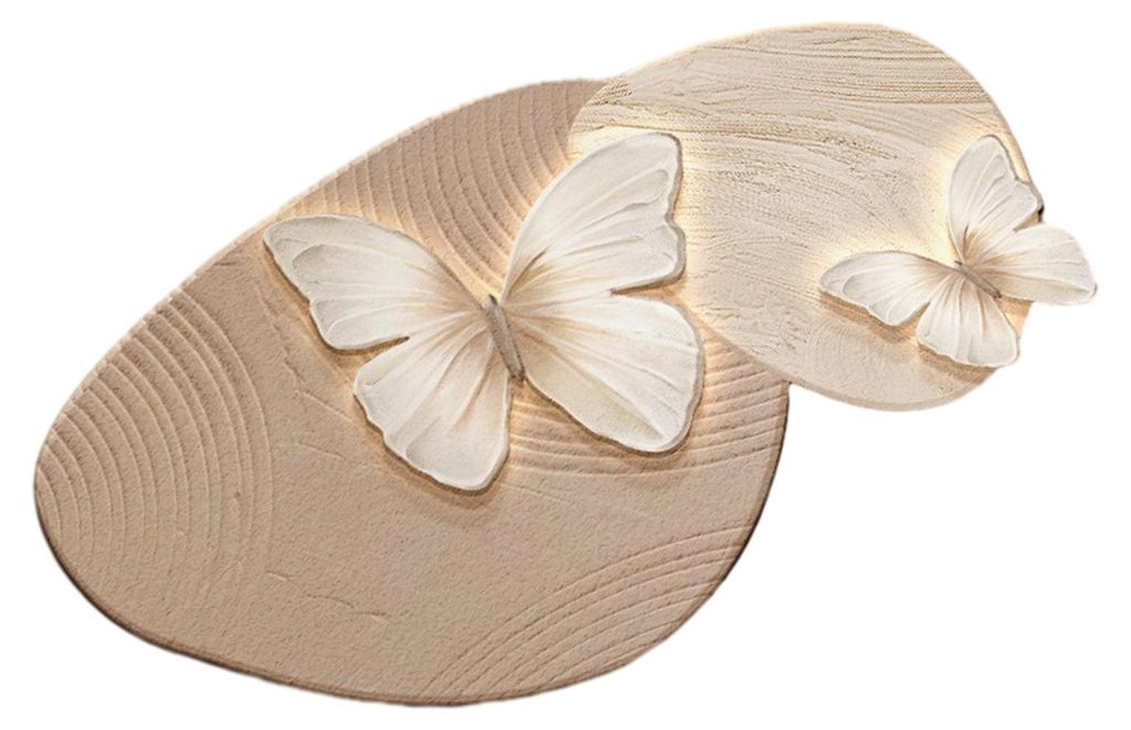 Badematte in Schmetterlingsform, wasserabweisend, leicht zu reinigen, mit rutschfester Unterseite, aus hochdichtem Kieselgur.