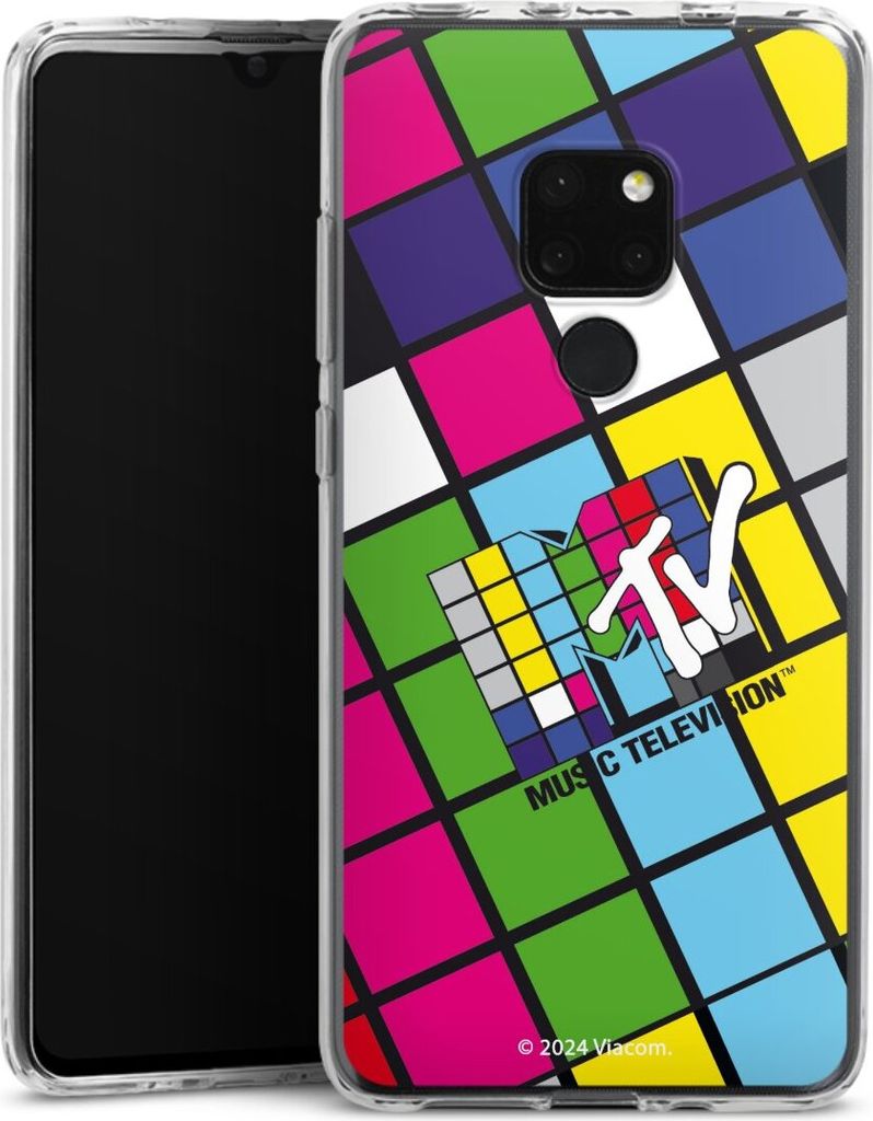 DeinDesign Handyhülle für Huawei Mate 20 Silikon Hülle Case Smartphone Schutzhülle Fanartikel Offizielles Lizenzprodukt MTV Music Televison