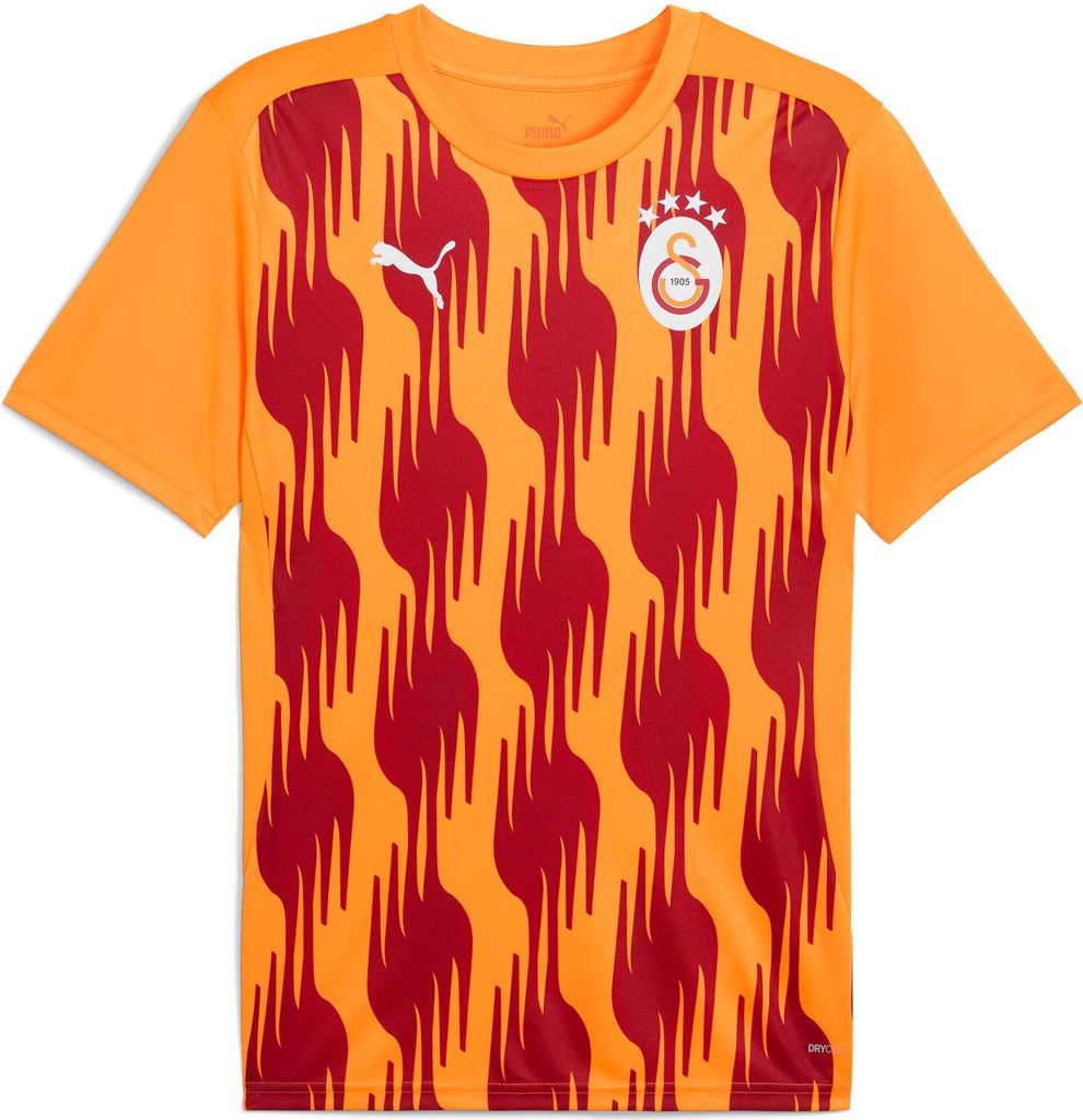 Puma Gsk Prematch Ss Jersey - INTENSE ORANGE-RED RHYTHM, Größe:L