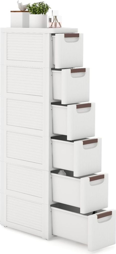 GOPLUS Nischenschrank schmal, Badschrank klein mit Produktbild 