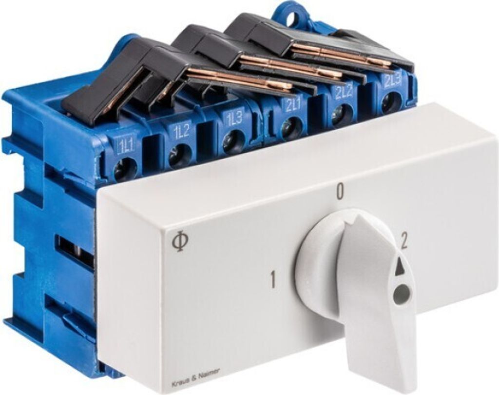 Kraus & Naimer UMSCHALTER 3P 1-0-2 63A 22KW (KG64B.K900.VE2) Nachfolger: KA63B.T903.VE2