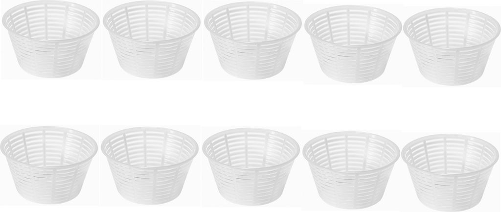10 x Käseform 12x6.3cm - 0.5kg, Käse Form, Kaseform, Kase Form, Käse Formen, Käseformen
