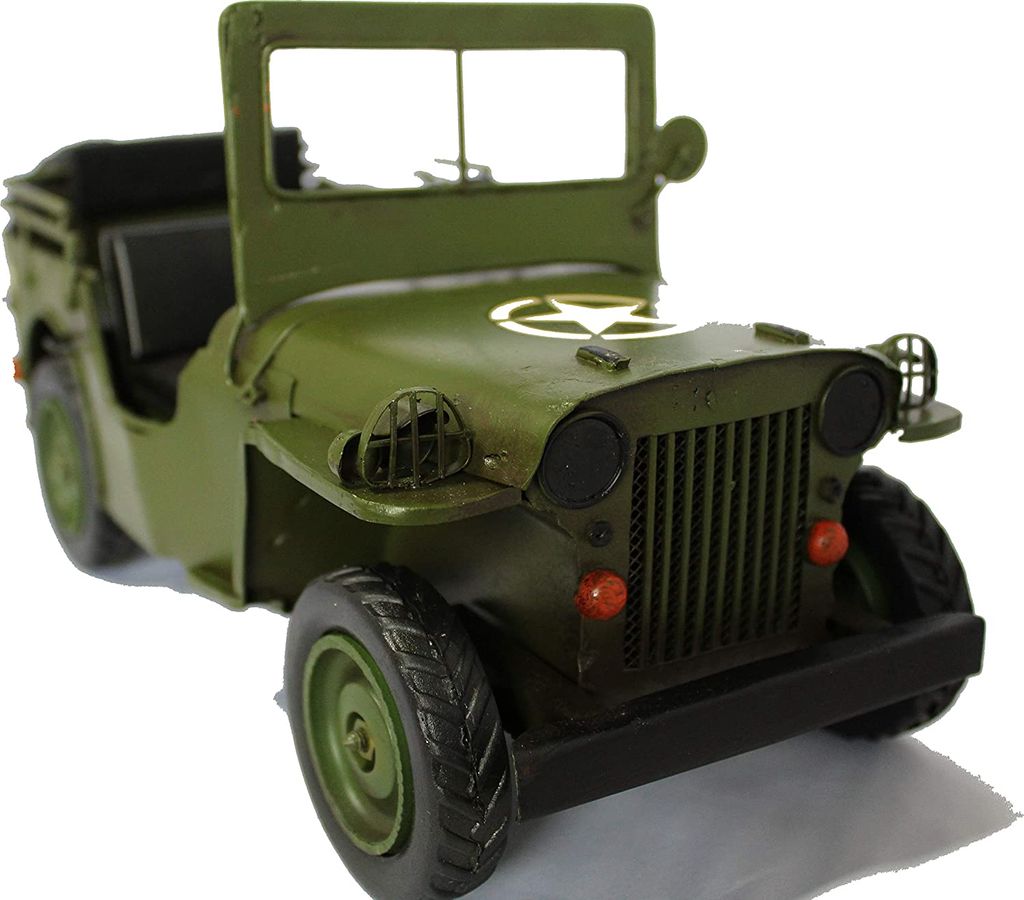 Modell Willys Jeep US Army Handarbeit Metall