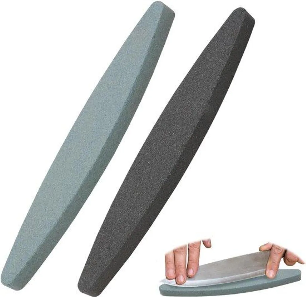 Affûteur manuel lot de 2 pierres pour restaurer le tranchant des outils