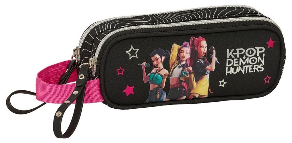 K-pop Demon Hunters etui met 2 vakken, 21 cm Productafbeelding 