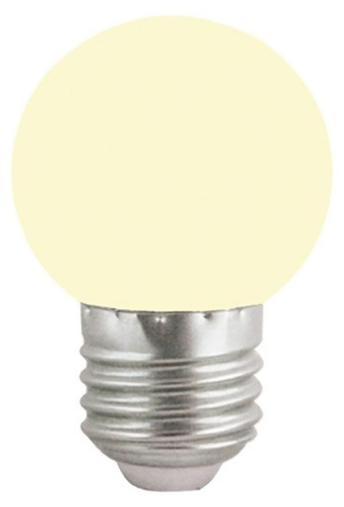 VITO LED-Lampe G45 E27 - 2 W (ersetzt 15 W) - 120 lm - 2700 K Warmweiß - 180-240 V - Flimmerfrei - Energieeffizient
