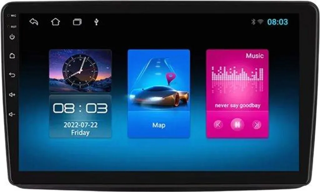 Autoradio Bluetooth pour Fiat Panda 2003-2012 - GPS et CarPlay Intégré