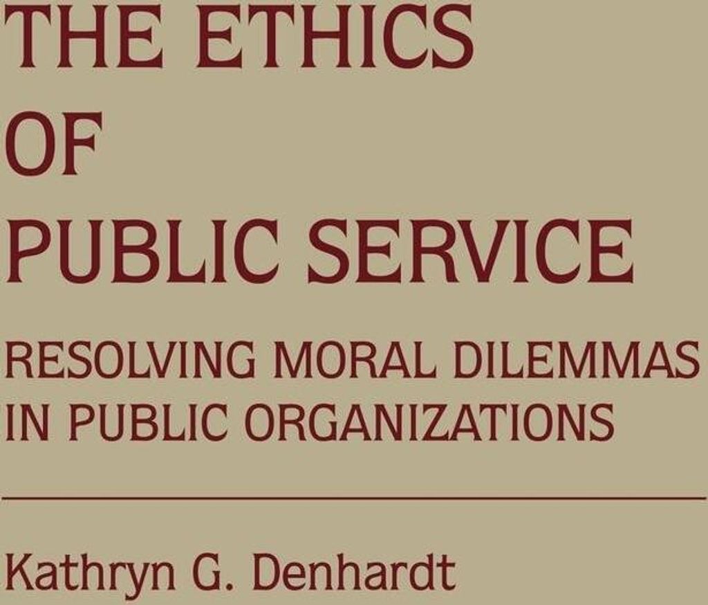 The Ethics of Public Service