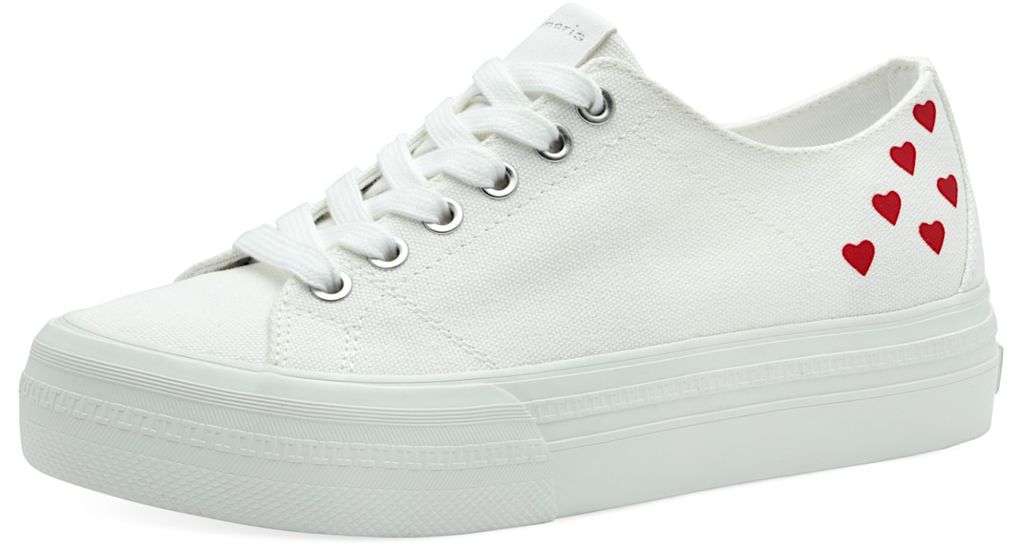 Tamaris Damen Low Sneaker Low Top 1-23744-42 Weiß