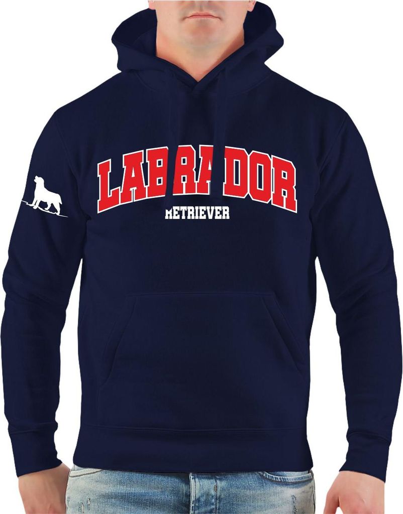 Herren Kapuzenpullover Labrador Retriever LOGO