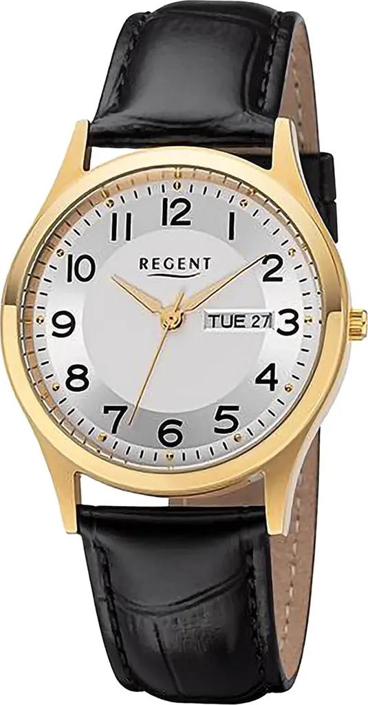 Regent Orologio Uomo Business Pelle Nera D2URF1261 | Stile Formale