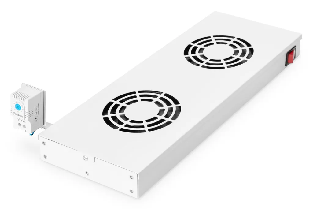 Refroidir rack informatique 19 pouces avec Digitus DN-19 FAN-2-HO