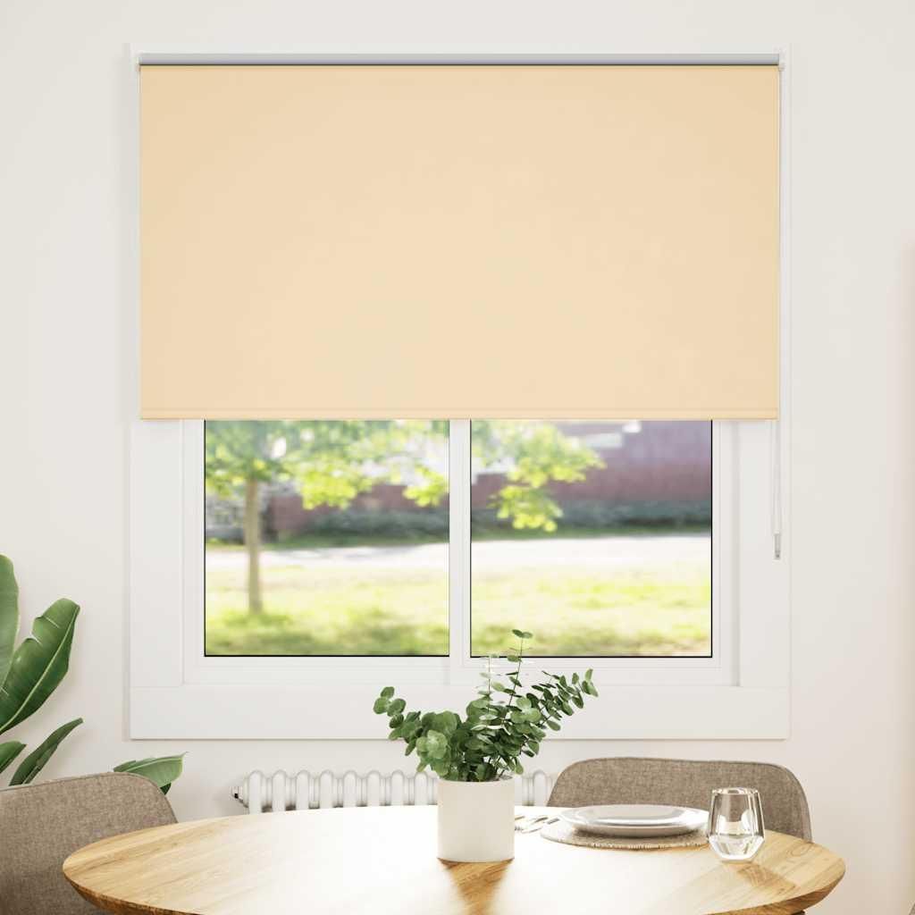 vidaXL Verdunkelungsrollo Beige 120x150 cm Stoffbreite Produktbild 