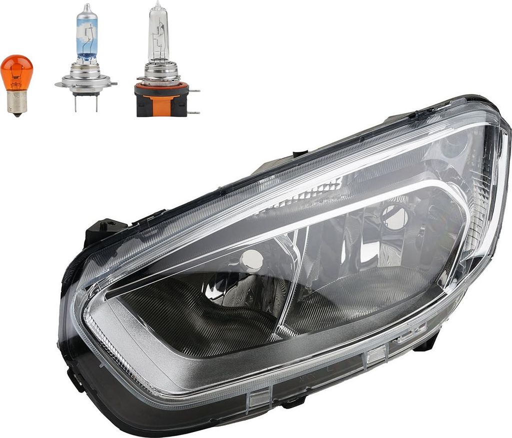 Johns, Scheinwerfer Links + Osram Nightbreaker Laser passend für Ford Transit Courier