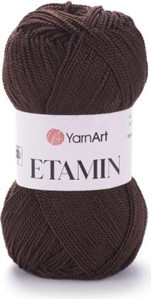 YarnArt Etamin 440 Braun – Feine, strapazierfähige Produktbild 
