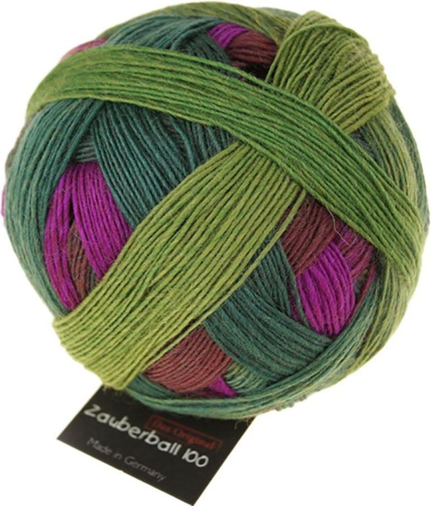Schoppel Zauberball 100,das Original,100g/400m,100 % Schurwolle (Merino).toller Farbverlauf 2249 Teezerem.