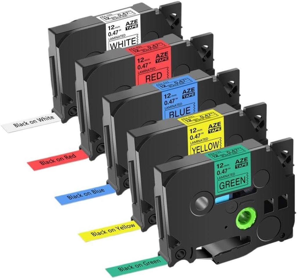 Phomemo 5-er Pack Ersatzetikettenband für Brother P-touch Produktbild 