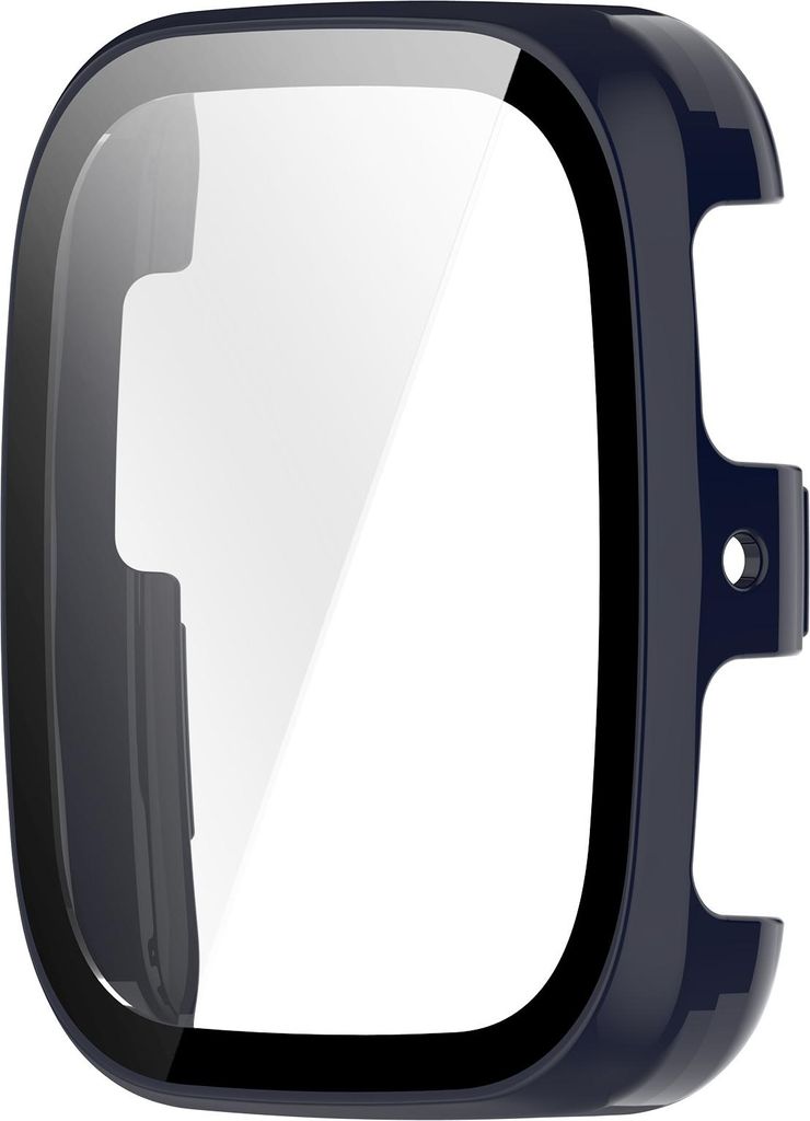 INF Amazfit Active 2 Square Schutzhülle PC+Glas Displayschutz Marineblau Blau