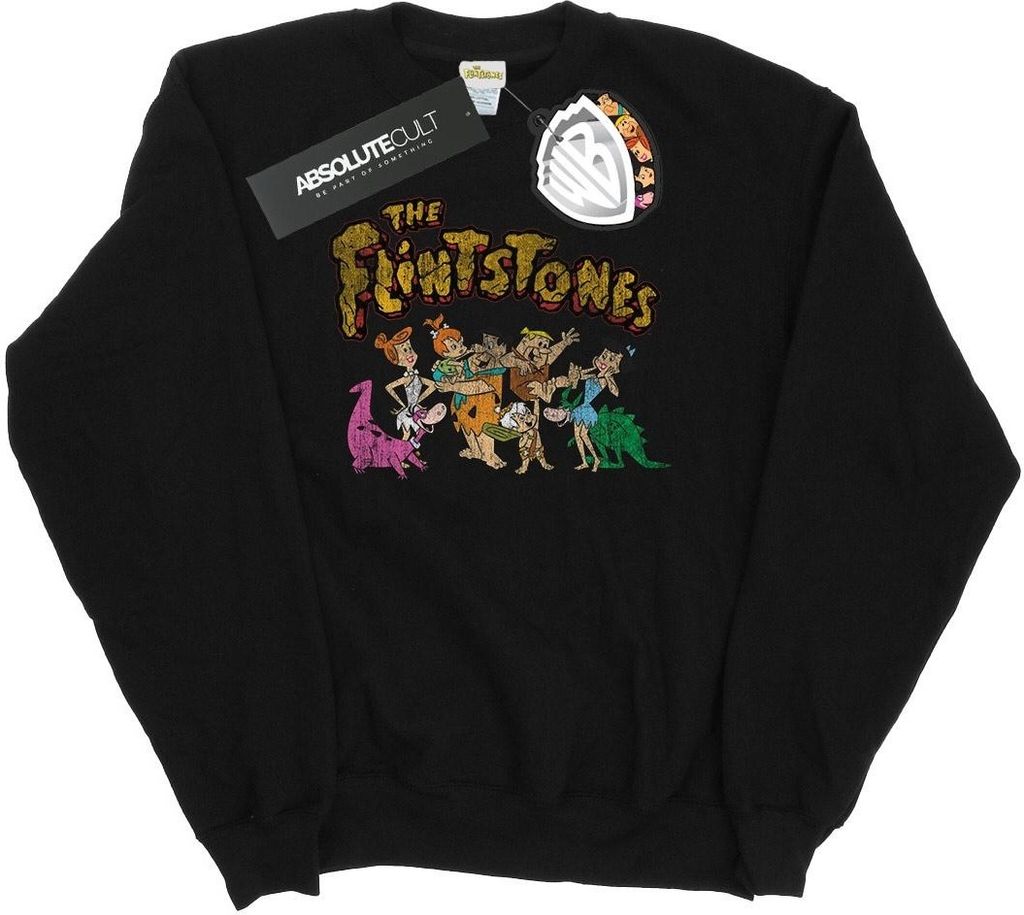 The Flintstones - Sweatshirt für Herren BI23424 (XL) (Schwarz)
