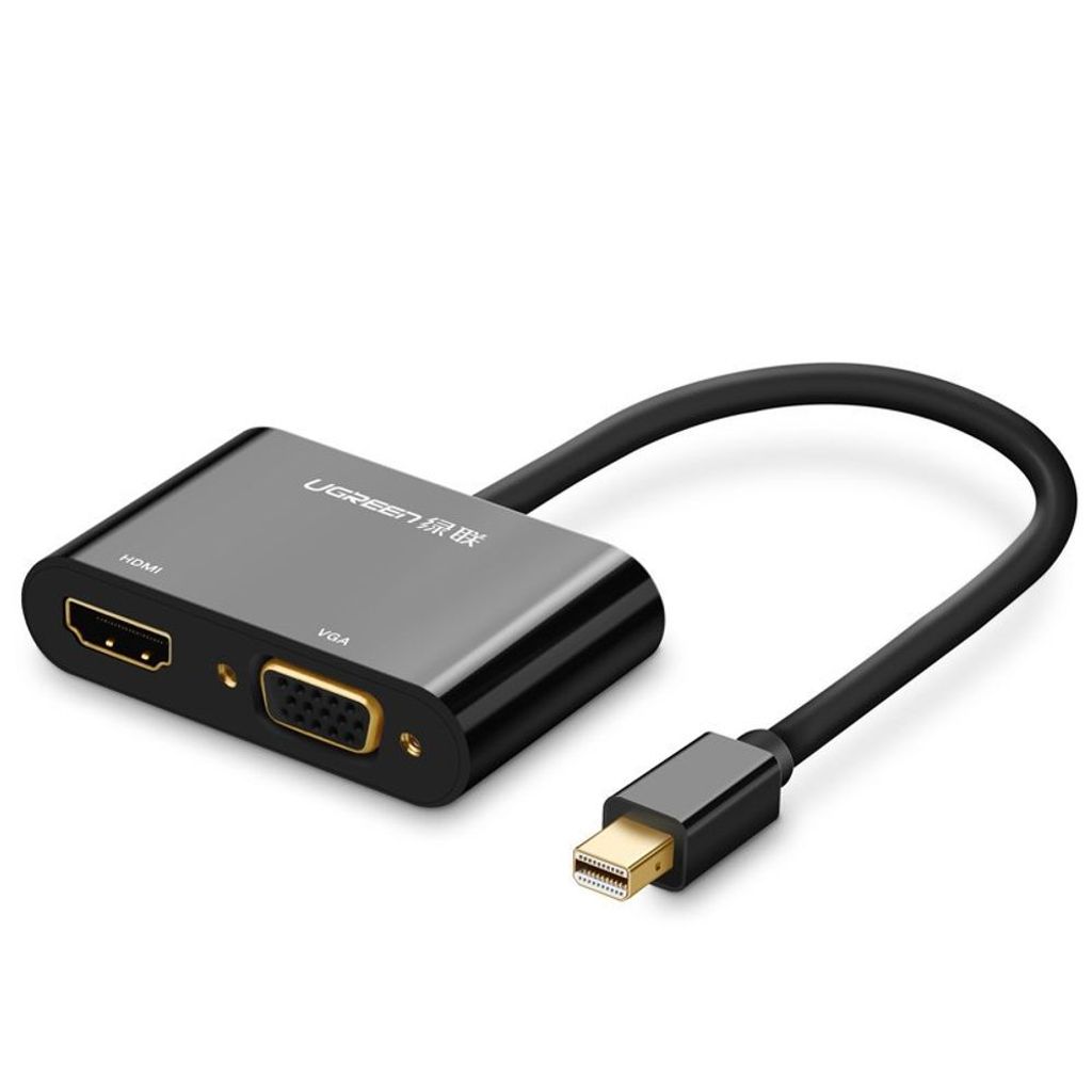 Ugreen HDMI / VGA - Mini DisplayPort Adapter 4K@30 Hz Full HD 1080p schwarz