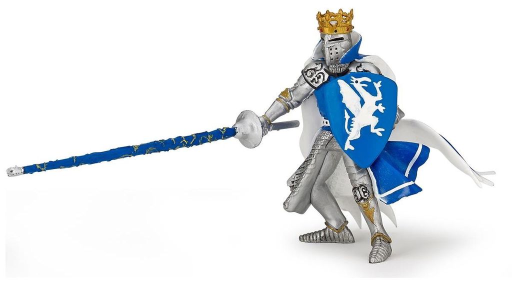 Papo Figurine Roi Dragon bleu 10cm - dès 3 ans Image du produit 