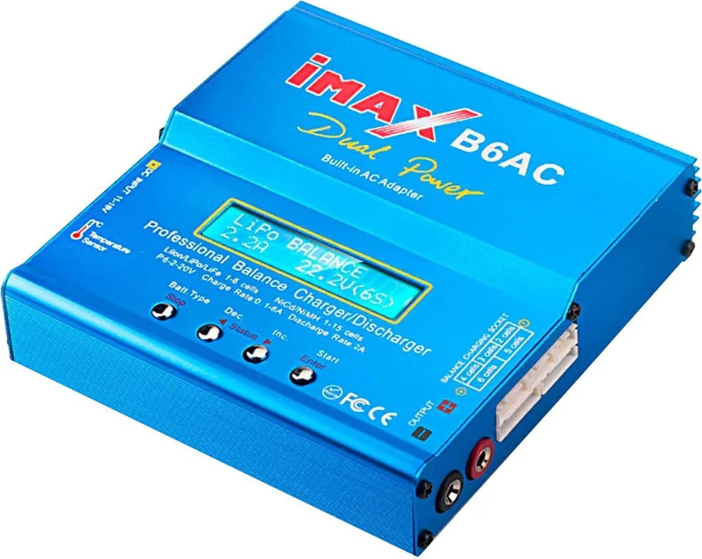 Chargeur iMAX B6AC 80W Balance avec Alimentation Intégrée et Capteur
