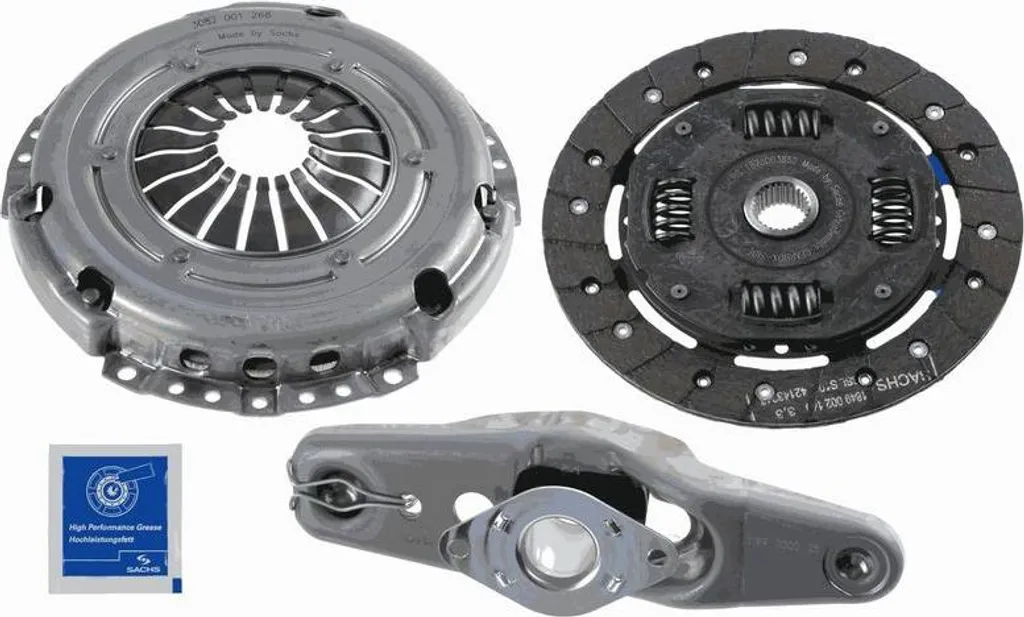 Kit d'embrayage SACHS renforcé 3000 950 002 pour Polo 9N et Skoda Fabia