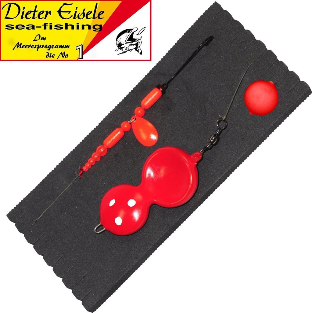 Dieter Eisele Doublettenlifter rot - Buttlöffel + Meeresvorfach, Gewicht:90g