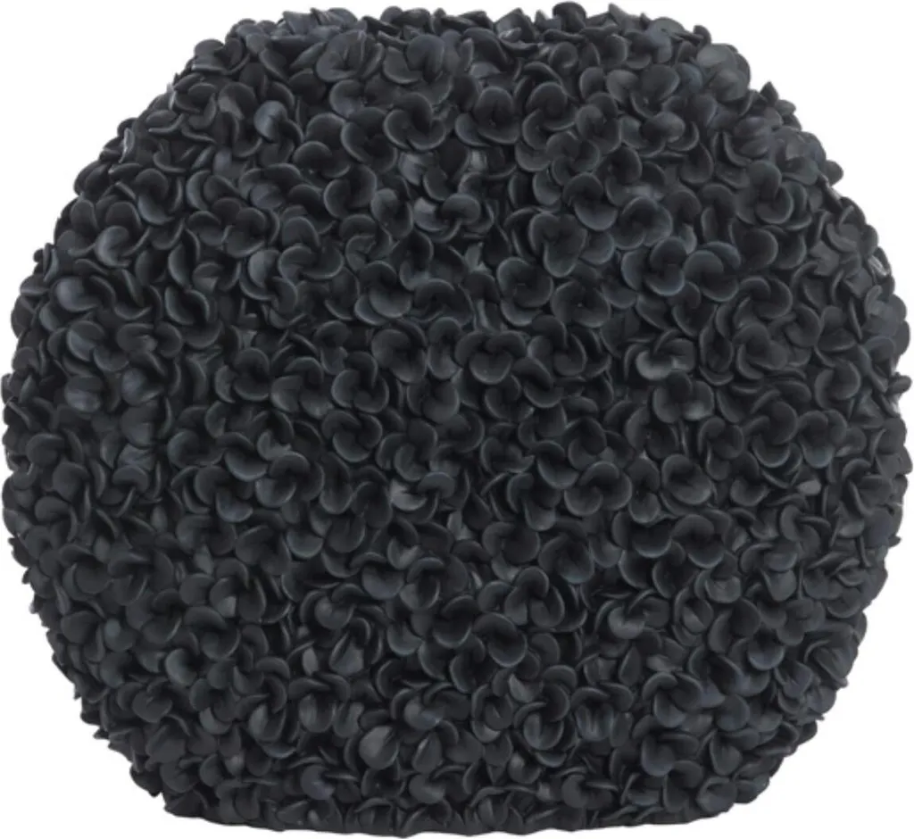 Vase PHYLIA noir mat robuste et élégant : finis les vases qui cassent